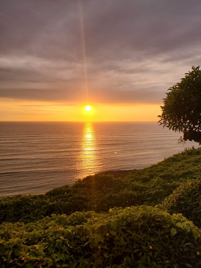 Sunset on Peru